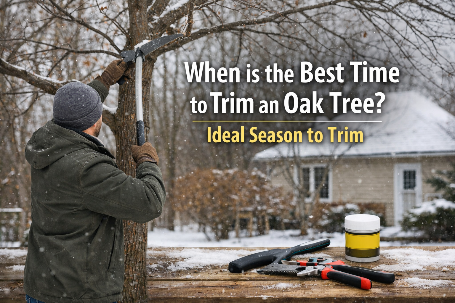 Best Time to Trim Oak Trees | Seasonal Pruning Guide