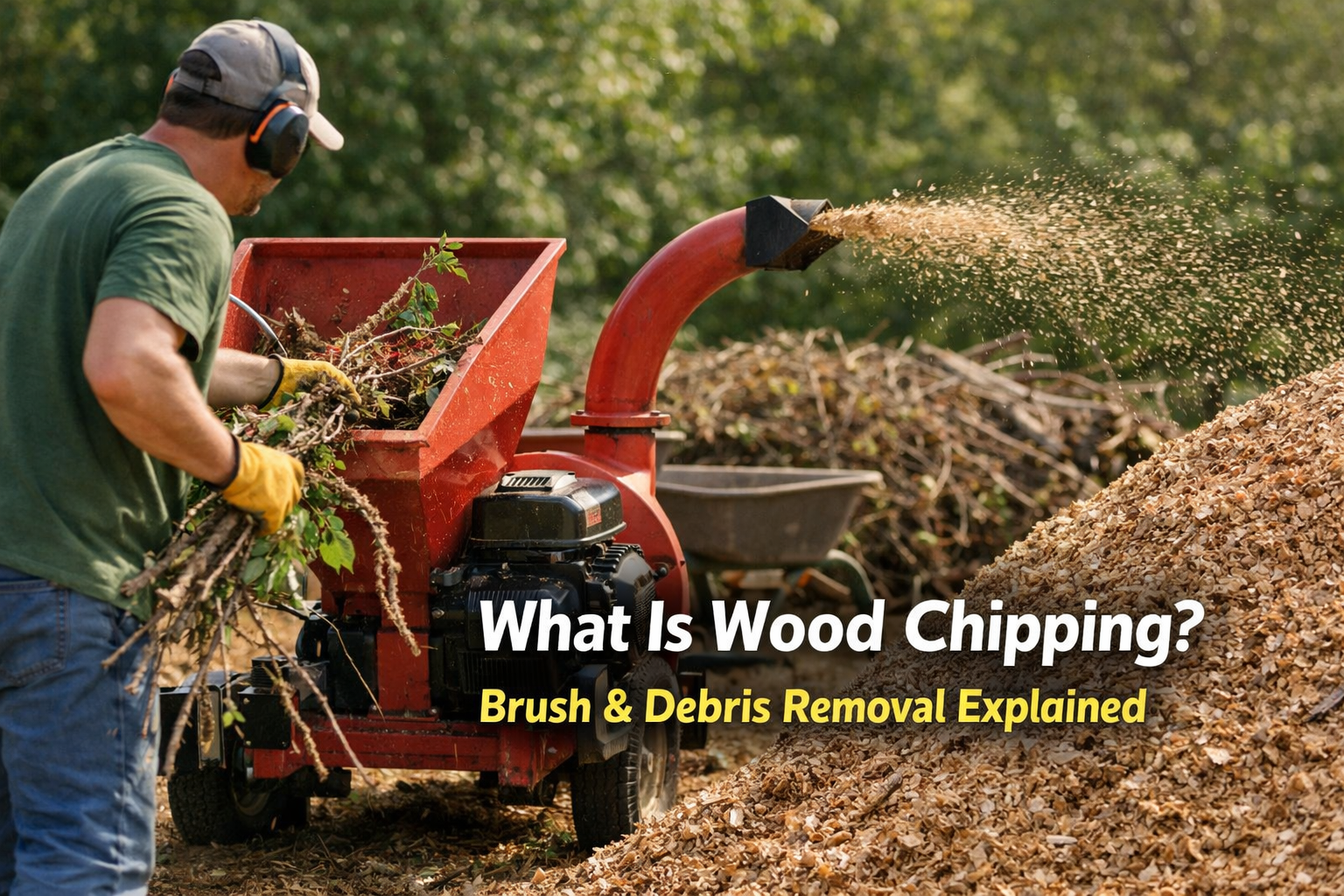 What Is Wood Chipping? Brush & Debris Removal Guide