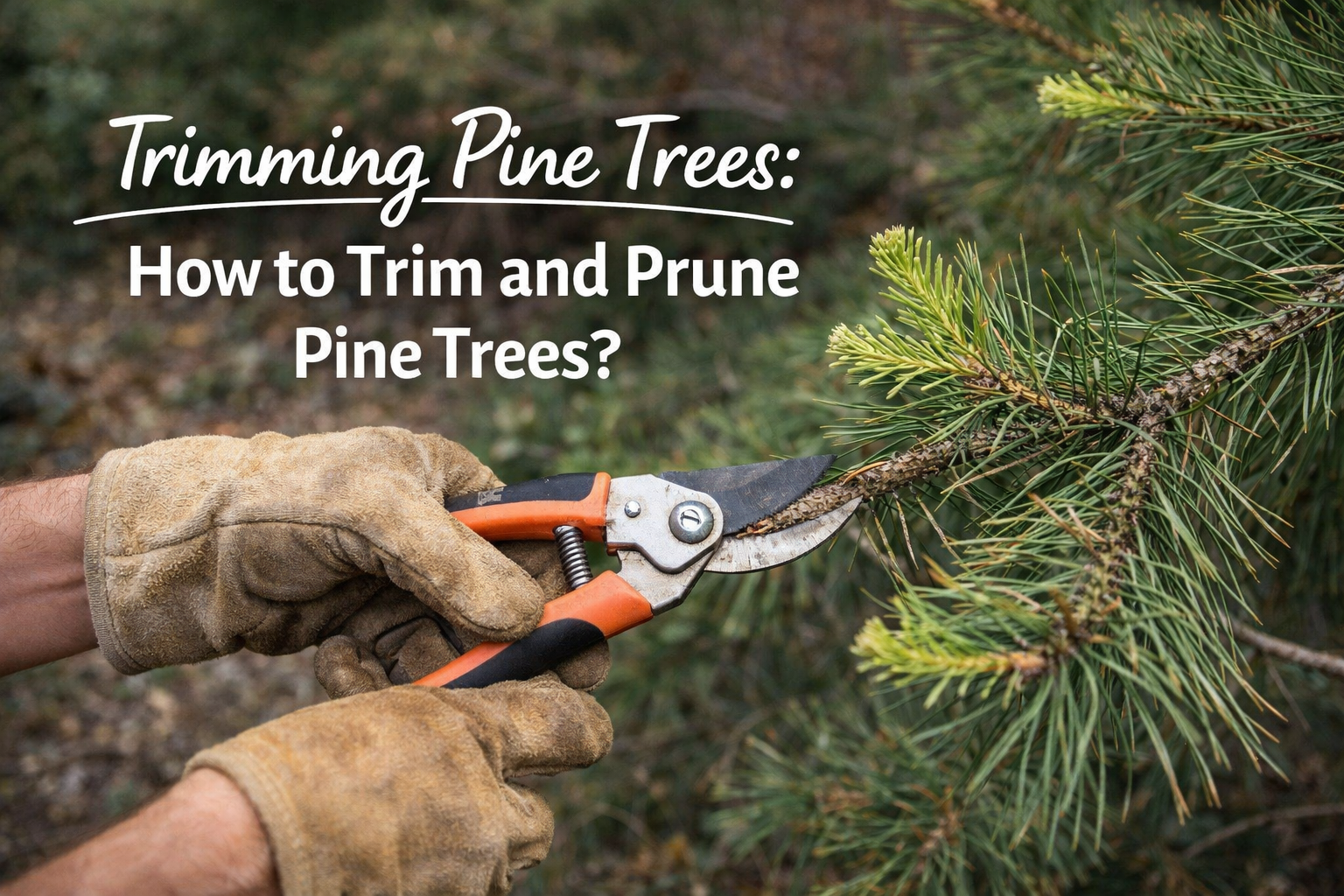 Trimming Pine Trees: Essential Tips for Pruning and Maintaining Health